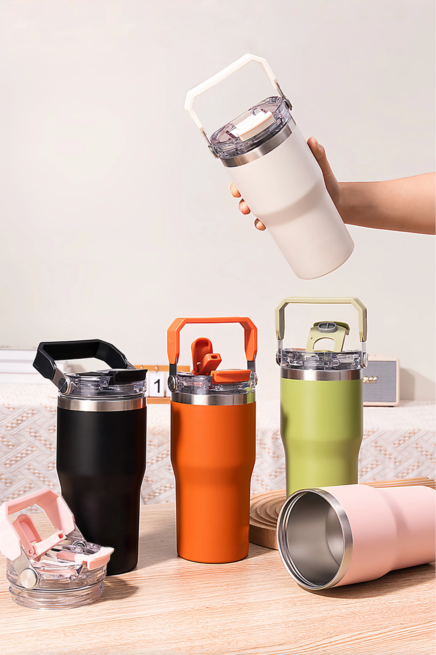 Large Capacity Vacuum Mug